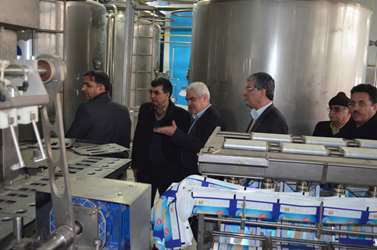 بازگشت مجدد واحد صنعتي بستنی عسل در استان کردستان به چرخه توليد 